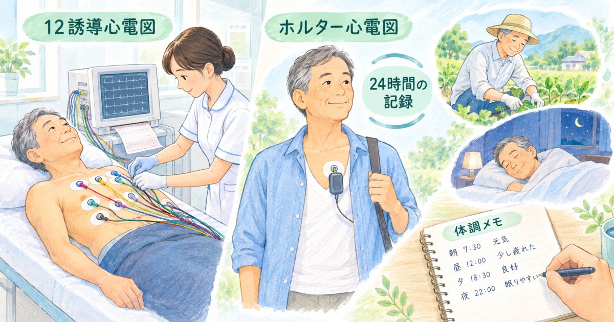 健診で「心房細動の疑い」と言われたら、何を調べる?